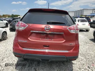 2015 Nissan Rogue SV with VIN KNMAT2MT6FP551058, listed as a Copart auction lot 52911975 with Not Provided miles and Salvage Title. Bid and sale history available at carsss.com. Image 6.