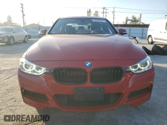 2014 BMW 3 Series 335i with VIN WBA3A9C51EF478886, listed as a Copart auction lot 49903845 with 107,491 mi miles and Salvage Title. Bid and sale history available at carsss.com. Image 5.