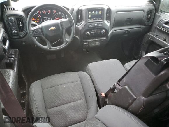 2019 Chevrolet Silverado 1500 Custom with VIN 3GCPYBEH7KG227329, listed as a Copart auction lot 50712934 with 99,428 mi miles and Salvage Title. Bid and sale history available at DreamBid. Image 8.