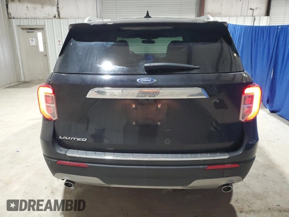 2024 Ford Explorer Limited with VIN 1FMSK7FHXRGA30180, listed as a Copart auction lot 45591995 with 22,382 mi miles and Clean Title. Bid and sale history available at carsss.com. Image 6.