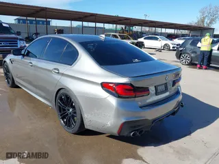 2019 BMW M5 with VIN WBSJF0C53KB448064, listed as a IAAI auction lot 41322325 with 47,694 mi miles. Bid and sale history available at carsss.com. Image 3.
