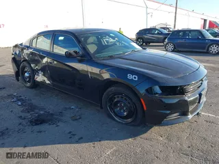 2020 Dodge Charger Police with VIN 2C3CDXKT9LH109613, listed as a IAAI auction lot 41430055 with 45,669 mi miles. Bid and sale history available at carsss.com. Image 1.