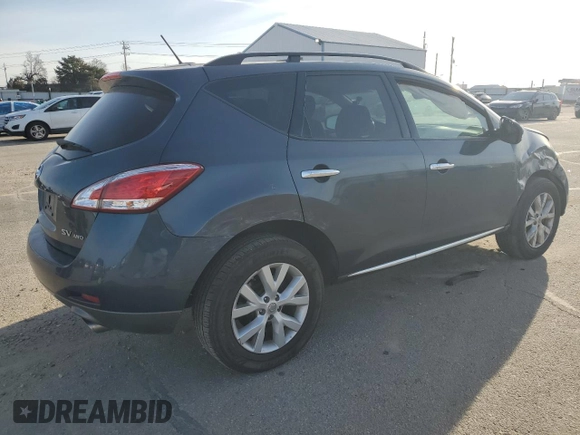 2013 Nissan Murano SV with VIN JN8AZ1MW3DW323514, listed as a Copart auction lot 48353255 with 125,284 mi miles and Salvage Title. Bid and sale history available at carsss.com. Image 3.