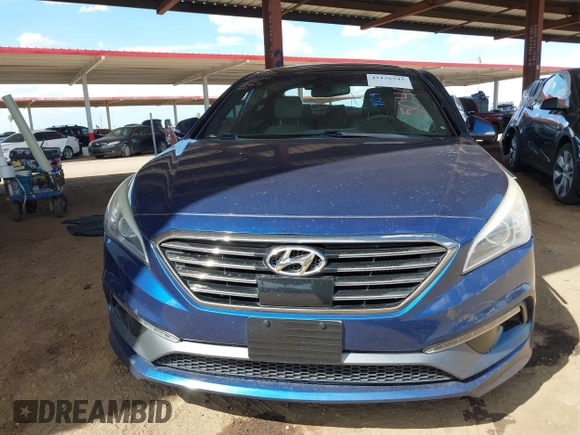 2015 Hyundai Sonata Sport with VIN 5NPE34AB9FH144582, listed as a IAAI auction lot 42136542 with Not Provided miles and . Bid and sale history available at carsss.com. Image 12.