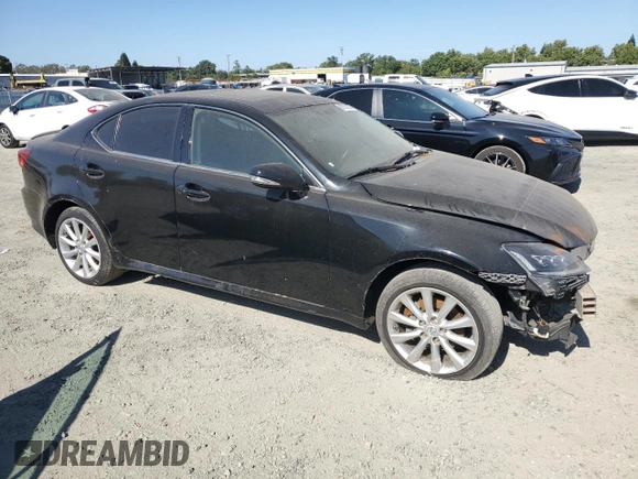 2010 Lexus IS 250 with VIN JTHCF5C27A5037202, listed as a Copart auction lot 61075135 with 167,478 mi miles and Salvage title. Bid and sale history available at DreamBid. Image 4.