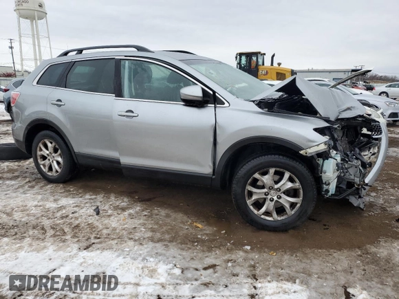 2012 Mazda CX-9 Sport with VIN JM3TB3BA0C0368219, listed as a Copart auction lot 85270324 with 116,361 mi miles and Salvage Title. Bid and sale history available at carsss.com. Image 4.