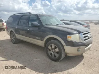 2007 Ford Expedition EL Eddie Bauer with VIN 1FMFK17567LA52412, listed as a Copart auction lot 78483304 with 262,841 mi miles and Salvage Title. Bid and sale history available at carsss.com. Image 4.