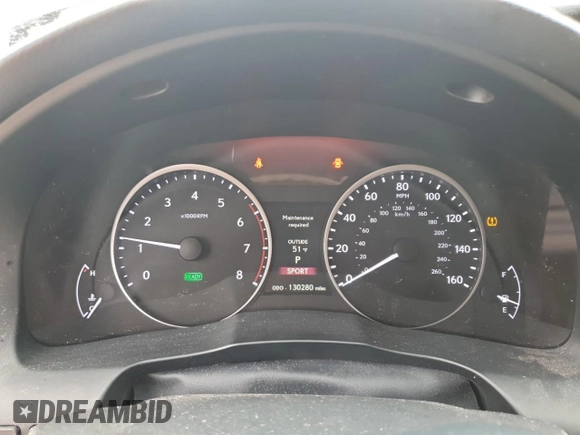 2013 Lexus ES 300h with VIN JTHBW1GG4D2003735, listed as a Copart auction lot 54612685 with 130,280 mi miles and Salvage Title. Bid and sale history available at DreamBid. Image 9.