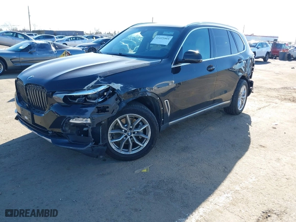 2019 BMW X5 xDrive40i with VIN 5UXCR6C5XKLL39913, listed as a IAAI auction lot 41655464 with 39,675 mi miles. Bid and sale history available at carsss.com. Image 17.