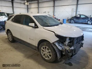2023 Chevrolet Equinox LT with VIN 3GNAXUEG2PL102630, listed as a Copart auction lot 45298255 with 61,314 mi miles and Salvage Title. Bid and sale history available at carsss.com. Image 4.