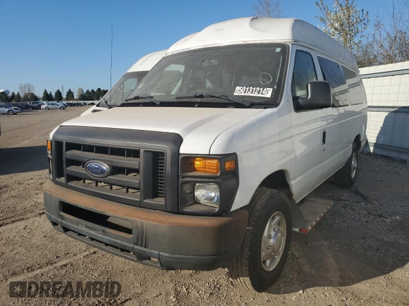 2010 Ford Econoline Cargo Commercial with VIN 1FTNS2EW9ADA49068, listed as a Copart auction lot 50131214 with 80,902 mi miles and Clean Title. Bid and sale history available at carsss.com. Image 1.