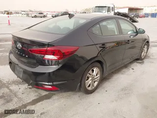 2019 Hyundai Elantra SEL with VIN 5NPD84LF1KH481447, listed as a IAAI auction lot 41731622 with 105,356 mi miles. Bid and sale history available at carsss.com. Image 4.