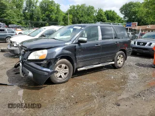 2005 Honda Pilot EX-L z VIN 2HKYF18565H520141, wystawiony jako Copart lot #58956355 z przebiegiem 168 697 mil mil oraz Szkody całkowita. Historia ofert i sprzedaży dostępna na DreamBid. Obrazek 1.