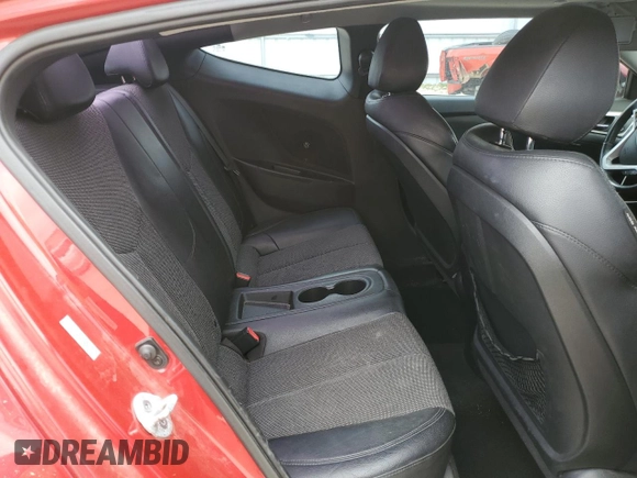2013 Hyundai Veloster w/Black Int with VIN KMHTC6AD9DU086296, listed as a Copart auction lot 49581285 with 122,637 mi miles and Salvage Title. Bid and sale history available at carsss.com. Image 10.