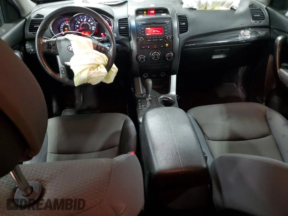 2013 Kia Sorento LX with VIN 5XYKTDA69DG397718, listed as a Copart auction lot 47361555 with 99,280 mi miles and Salvage Title. Bid and sale history available at carsss.com. Image 8.
