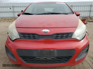 2013 Kia Rio LX with VIN KNADM5A32D6210014, listed as a Copart auction lot 86190454 with 160,175 mi miles and Salvage Title. Bid and sale history available at carsss.com. Image 5.