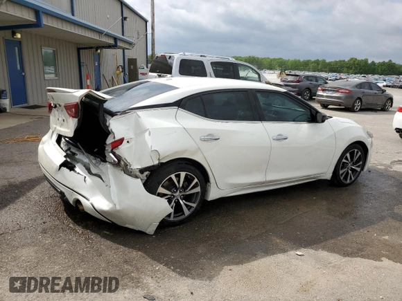2017 Nissan Maxima SV with VIN 1N4AA6AP0HC389898, listed as a Copart auction lot 53462465 with 151,096 mi miles and Salvage Title. Bid and sale history available at carsss.com. Image 3.