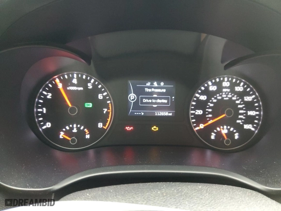 2017 Kia Optima LX with VIN 5XXGT4L34HG156040, listed as a Copart auction lot 44198465 with 112,658 mi miles and Salvage Title. Bid and sale history available at carsss.com. Image 9.