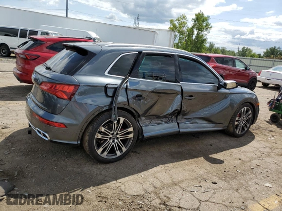2018 Audi SQ5 Prestige with VIN WA1C4AFY7J2119720, listed as a Copart auction lot 67869164 with Not Provided miles and Clean Title. Bid and sale history available at DreamBid. Image 3.