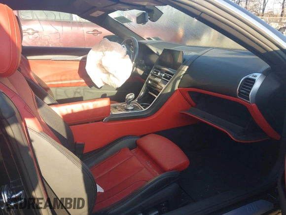 2022 BMW 8 Series with VIN WBAFY4C02NCJ40821, listed as a IAAI auction lot 42026132 with Not provided miles and . Bid and sale history available at DreamBid. Image 5.