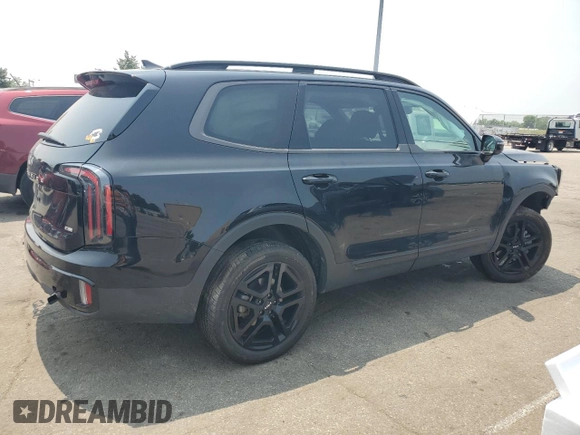 2024 Kia Telluride SX X-Line с VIN 5XYP5DGC7RG550990, выставлен на аукционе Copart как лот 59615025 с пробегом 11 868 миль миль и Списание • Salvage title. История ставок и продаж доступна на DreamBid. Изображение 3.