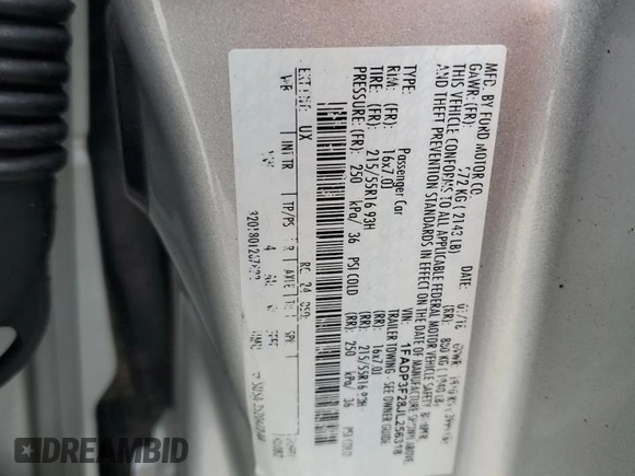 2018 Ford Focus SE with VIN 1FADP3F28JL256318, listed as a Copart auction lot 55524544 with 136,723 mi miles and Salvage title. Bid and sale history available at DreamBid. Image 14.