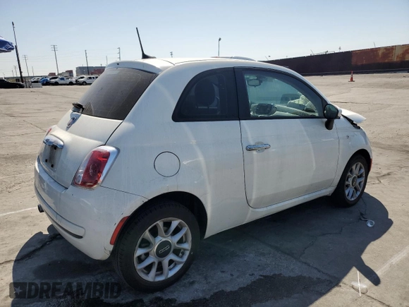 2017 FIAT 500 Pop z VIN 3C3CFFKR6HT700120, wystawiony jako Copart lot #52391825 z przebiegiem 54 197 mil mil oraz Szkoda całkowita • Salvage title. Historia ofert i sprzedaży dostępna na DreamBid. Obrazek 3.