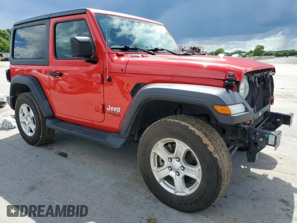 2019 Jeep Wrangler Sport S z VIN 1C4GJXAGXKW510968, wystawiony jako Copart lot #55758615 z przebiegiem 86 370 mil mil oraz Szkoda całkowita • Salvage title. Historia ofert i sprzedaży dostępna na DreamBid. Obrazek 4.