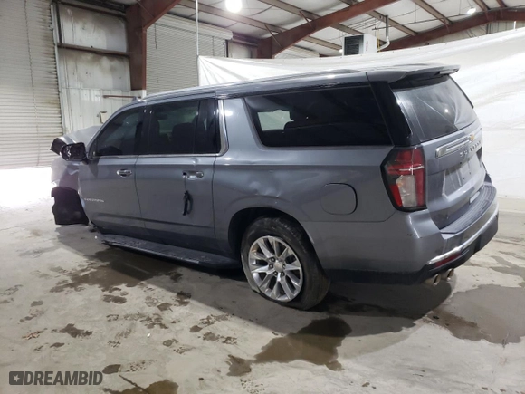 2022 Chevrolet Suburban Premier with VIN 1GNSKFKD8NR291282, listed as a Copart auction lot 47523204 with 0 mi miles and Non Repairable. Bid and sale history available at carsss.com. Image 2.