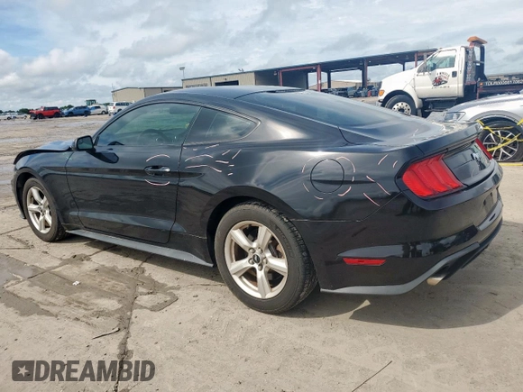 2018 Ford Mustang EcoBoost with VIN 1FA6P8TH2J5159618, listed as a Copart auction lot 60299355 with 74,616 mi miles and Salvage title. Bid and sale history available at DreamBid. Image 2.