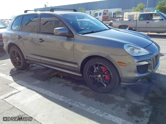 2009 Porsche Cayenne GTS with VIN WP1AD29P49LA61351, listed as a IAAI auction lot 40810730 with 213,628 mi miles. Bid and sale history available at carsss.com. Image 1.