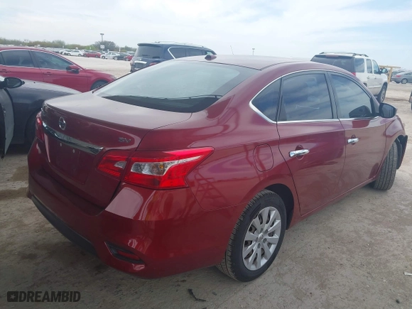 2017 Nissan Sentra SV with VIN 3N1AB7AP1HL672735, listed as a IAAI auction lot 41808677 with 81,013 mi miles. Bid and sale history available at carsss.com. Image 4.