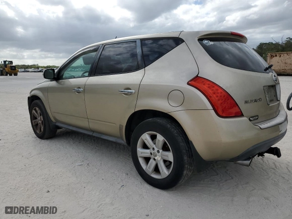 2006 Nissan Murano S with VIN JN8AZ08T66W427458, listed as a Copart auction lot 85074184 with 190,015 mi miles and Salvage Title. Bid and sale history available at carsss.com. Image 2.