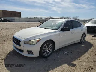2014 Infiniti Q50 Premium z VIN JN1BV7AP4EM683628, wystawiony jako Copart lot #50084865 z przebiegiem 130 543 mil mil oraz Szkody całkowita. Historia ofert i sprzedaży dostępna na DreamBid. Obrazek 1.