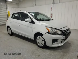2024 Mitsubishi Mirage ES with VIN ML32AUHJ4RH008243, listed as a Copart auction lot 65278825 with 29,113 mi miles and Clean title. Bid and sale history available at DreamBid. Image 4.