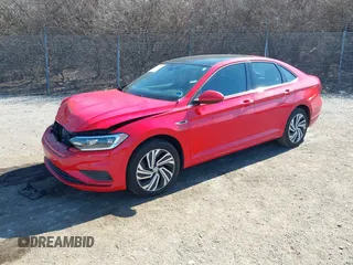 2021 Volkswagen Jetta SEL with VIN 3VWE57BU8MM049575, listed as a IAAI auction lot 41758670 with 60,470 mi miles and . Bid and sale history available at DreamBid. Image 2.