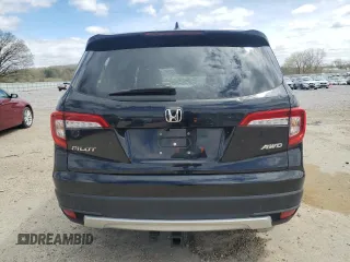 2021 Honda Pilot EX-L with VIN 5FNYF6H52MB100595, listed as a Copart auction lot 54910245 with 48,256 mi miles and Salvage Title. Bid and sale history available at DreamBid. Image 6.