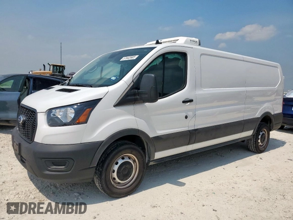 2023 Ford Transit Cargo с VIN 1FTBR1Y81PKB48106, выставлен на аукционе Copart как лот 57442685 с пробегом 11 889 миль миль и Списание • Salvage title. История ставок и продаж доступна на DreamBid. Изображение 1.