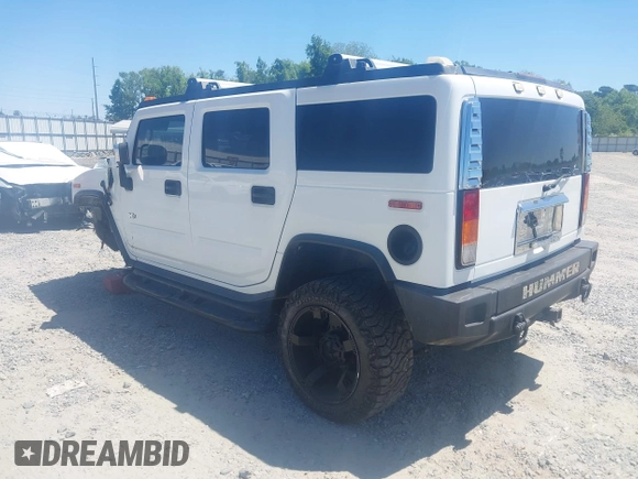 2003 Hummer H2 z VIN 5GRGN23U53H102215, wystawiony jako IAAI lot #42054023 z przebiegiem 222 170 mil mil oraz . Historia ofert i sprzedaży dostępna na DreamBid. Obrazek 3.