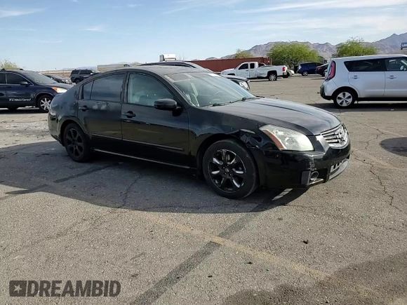 2007 Nissan Maxima 3.5 SL with VIN 1N4BA41E97C831633, listed as a Copart auction lot 76327674 with 169,453 mi miles and Salvage Title. Bid and sale history available at carsss.com. Image 10.