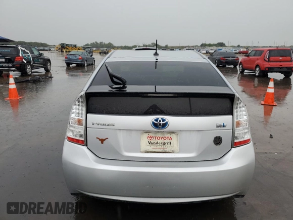 2011 Toyota Prius I with VIN JTDKN3DU3B5313879, listed as a Copart auction lot 70037954 with 134,917 mi miles and Salvage Title. Bid and sale history available at carsss.com. Image 6.