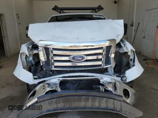 2010 Ford F-150 XL with VIN 1FTVX1CV2AKE27264, listed as a Copart auction lot 49683895 with 405,546 mi miles and Salvage title. Bid and sale history available at DreamBid. Image 5.