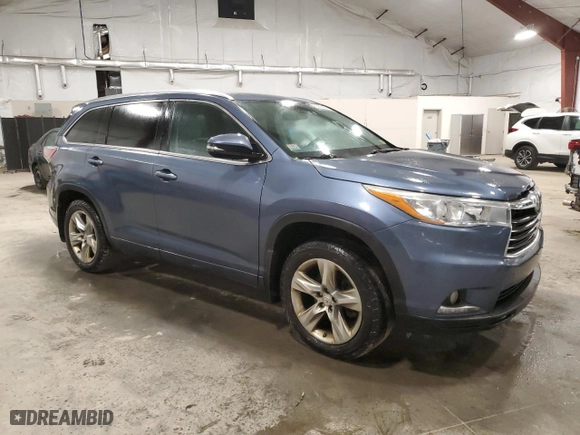 2015 Toyota Highlander Limited with VIN 5TDDKRFH4FS218591, listed as a Copart auction lot 53269185 with 94,767 mi miles and Clean Title. Bid and sale history available at carsss.com. Image 4.