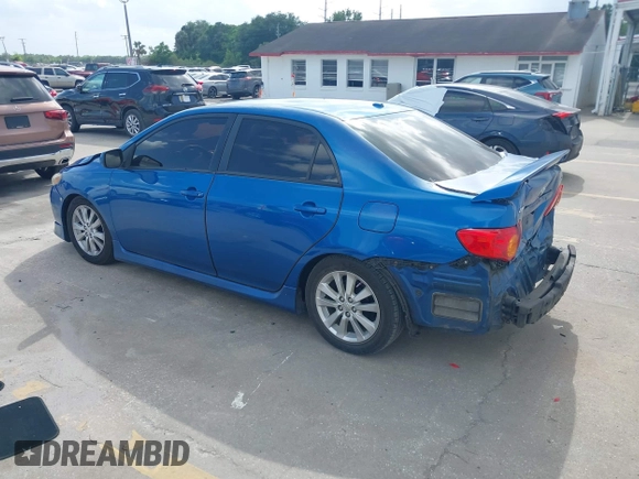 2009 Toyota Corolla with VIN 2T1BU40E69C154781, listed as a IAAI auction lot 42009936 with 180,039 mi miles. Bid and sale history available at carsss.com. Image 3.