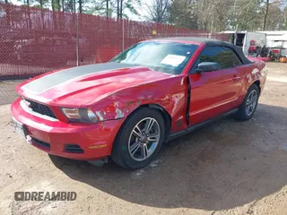 2012 Ford Mustang V6 with VIN 1ZVBP8EM4C5212726, listed as a IAAI auction lot 41509724 with 206,244 mi miles and . Bid and sale history available at carsss.com. Image 17.