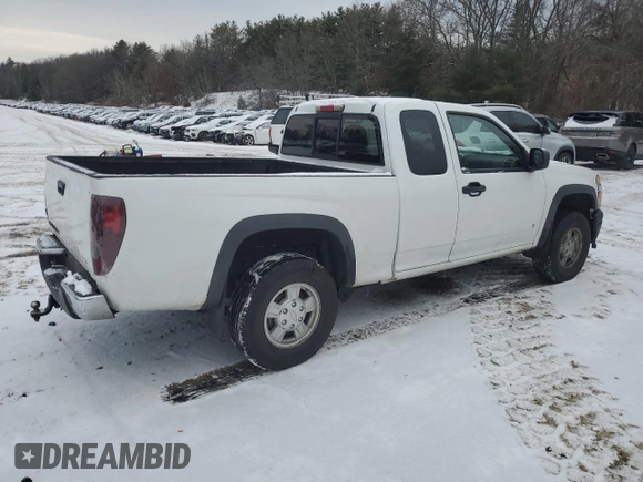 2007 Chevrolet Colorado Work Truck with VIN 1GCDT19EX78130957, listed as a Copart auction lot 85869154 with 141,374 mi miles and Clean Title. Bid and sale history available at carsss.com. Image 3.