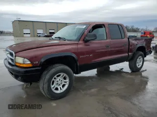 2002 Dodge Dakota SLT z VIN 1B7HG48N32S615218, wystawiony jako Copart lot #46933895 z przebiegiem Nie podano mil oraz Szkoda całkowita • Salvage title. Historia ofert i sprzedaży dostępna na DreamBid. Obrazek 1.