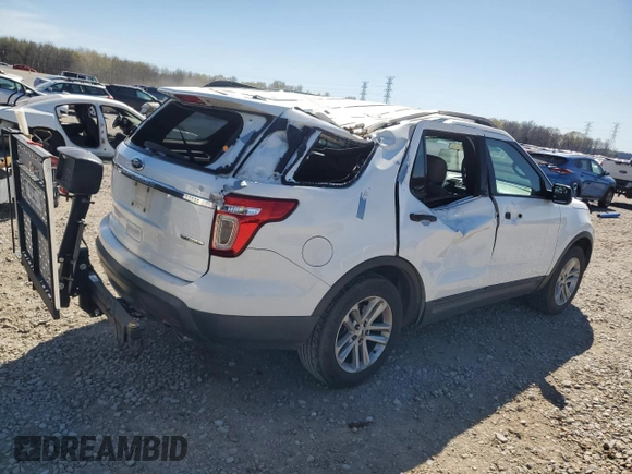 2015 Ford Explorer with VIN 1FM5K7B82FGB29431, listed as a Copart auction lot 50309195 with 158,502 mi miles and Salvage Title. Bid and sale history available at carsss.com. Image 3.