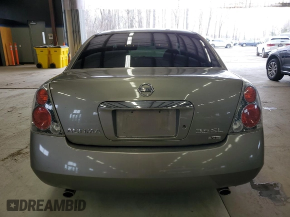 2006 Nissan Altima SL with VIN 1N4BL11D36N438407, listed as a Copart auction lot 50048065 with 186,073 mi miles and Salvage title. Bid and sale history available at DreamBid. Image 6.