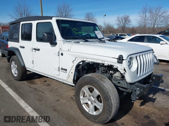 2022 Jeep Wrangler Unlimited Willys with VIN 1C4HJXDN9NW270184, listed as a IAAI auction lot 41467871 with 41,514 mi miles and . Bid and sale history available at DreamBid. Image 6.